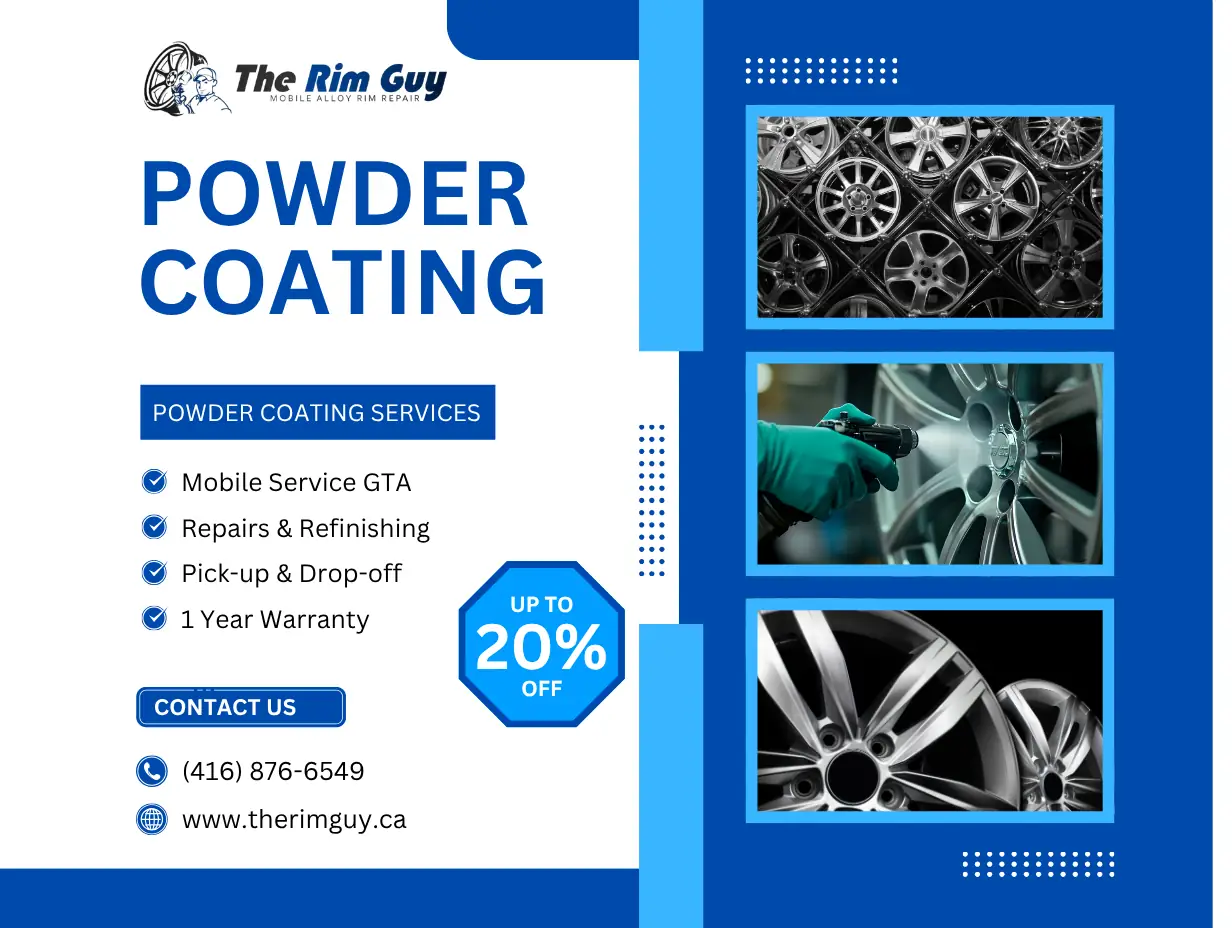 Powder Coating Services: Professional Mobile Rim Refinishing in Toronto & GTA 🚗✨